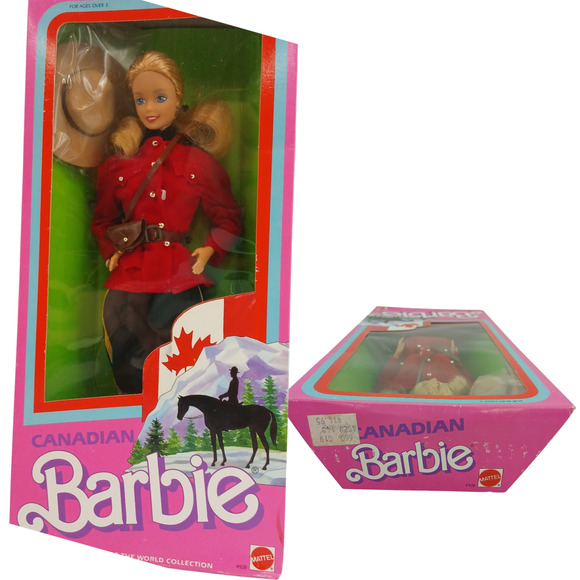 Canadian Barbie Doll 1987 Mattel Dolls of the World Collection Vintage NIB #4928 - Picture 6 of 8